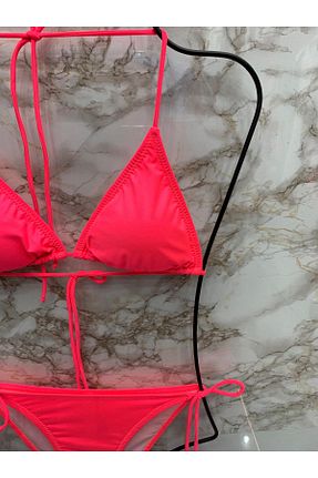 ست بیکینی رنگی زنانه نخ XORVİO - کد 931481999