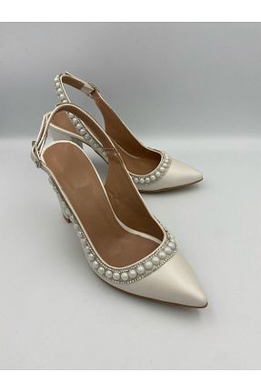 کفش مجلسی سفید زنانه چرم مصنوعی Ömer Ediz Shoes - کد 931476539