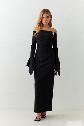 لباس مشکی زنانه بافتنی Setre - کد 857805605