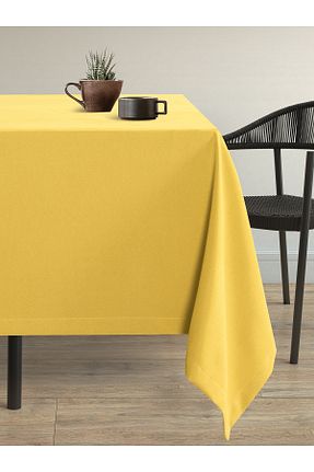 رومیزی زرد پلی استر Demor Home - کد 346691363