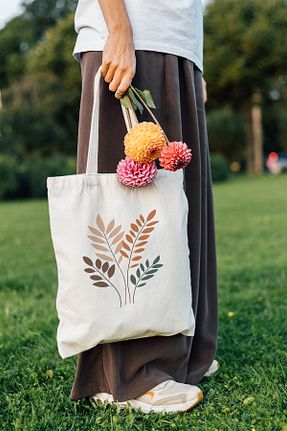کیف دوشی بژ زنانه پارچه ای Artavessa - کد 931500655