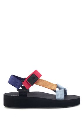 صندل سرمه ای زنانه پاشنه تخت Nine West - کد 932169696