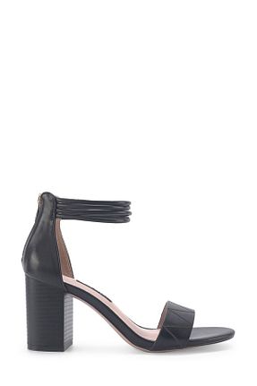 صندل مشکی زنانه پاشنه تخت Nine West - کد 932169718