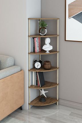 قفسه کتاب قهوه ای 171 سانتی متر Modalanka - کد 796186781