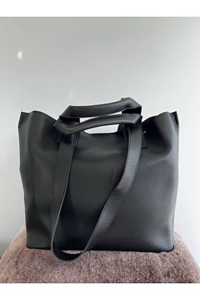 کیف دوشی مشکی زنانه چرم مصنوعی Home - کد 931589603