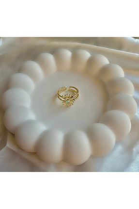 انگشتر جواهر زرد زنانه سنگ طبیعی Bijou Luz - کد 931576745