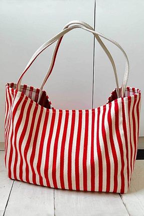 کیف ساحلی قرمز زنانه پارچه ای Woys Bags - کد 837971050