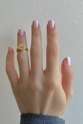 انگشتر جواهر زرد زنانه زیرکن Bijou Luz - کد 931576247