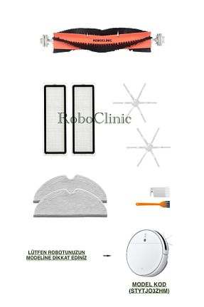 اکسسوری جاروبرقی سفید Roboclinic - کد 931347560