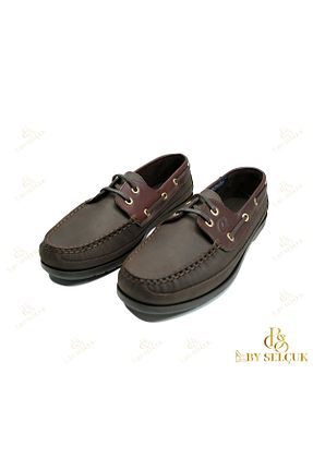 کفش کژوال قهوه ای مردانه نبوک By Selçuk - کد 931588871