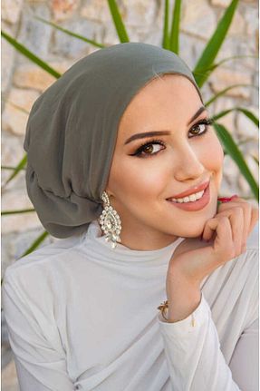 کلاه شنای حجاب سبز زنانه Aişe Tesettür - کد 931595459