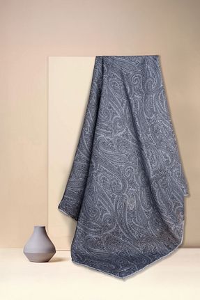 روسری طوسی پنبه ای Sekine İpek - کد 931597929
