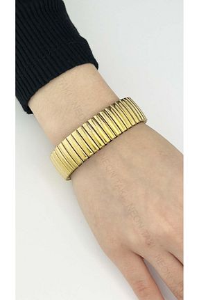 دستبند استیل (فولاد) طلائی زنانه استیل ضد زنگ Neon Takı by Atalay - کد 849379215