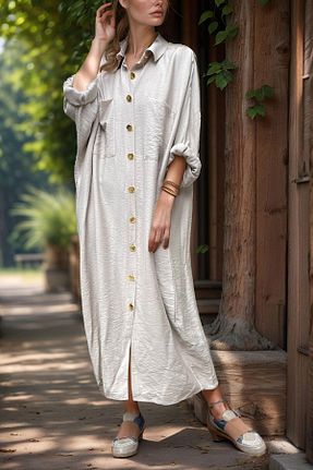 لباس طوسی زنانه بافتنی bacc - کد 931598010