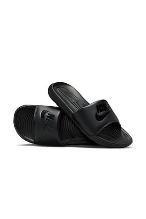 دمپائی مشکی مردانه چرم مصنوعی Nike - کد 100209577