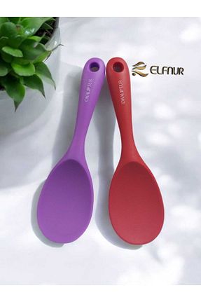 قاشق و چنگال و کارد قرمز 1 نفره elfnur - کد 892750659