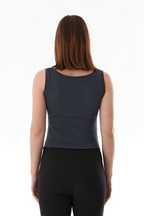 بلوز طوسی زنانه ساده Fullamoda - کد 931668675