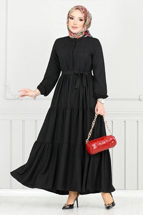 لباس مشکی زنانه بافتنی ModaMerve - کد 932186605