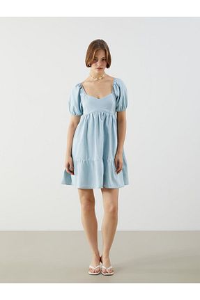 لباس آبی زنانه بافتنی LC Waikiki - کد 931699307