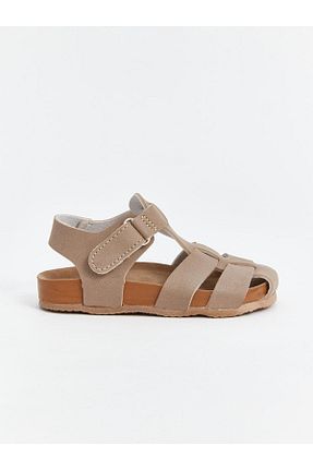 صندل قهوه ای بچه گانه پاشنه کوتاه (1 - 4 سانتی متر) LC Waikiki - کد 931696307