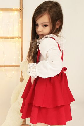 لباس قرمز بچه گانه بافتنی Parla Kids - کد 734160660