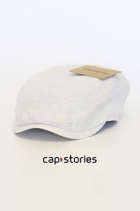 کلاه سفید مردانه پنبه ای Capstories - کد 931719679