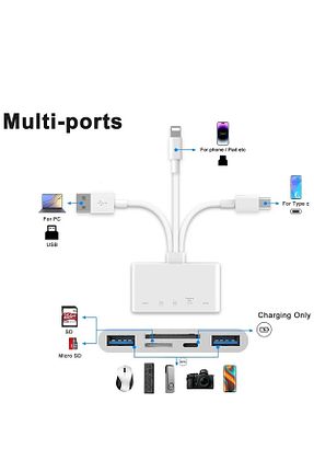 مبدل معکوس سفید MAXGO - کد 931709407