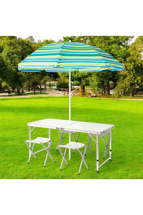 ست صندلی و میز کمپ طوسی Funky Chairs - کد 923397185