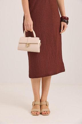کیف دستی سفید چرم مصنوعی Raneel Kazançlı Alışveriş - کد 931719209