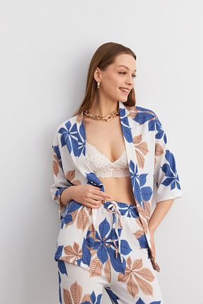 ست بالاتنه و پائین تنه سرمه ای زنانه بافت Trendseninle - کد 931720714