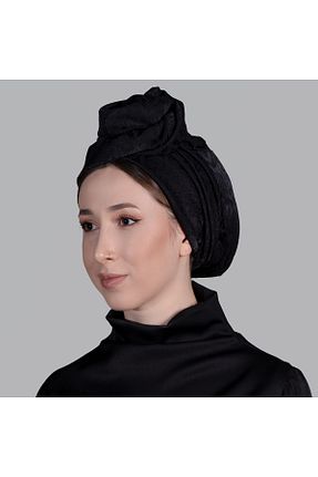 روسری مشکی ساتن Bitter Colors - کد 932352855