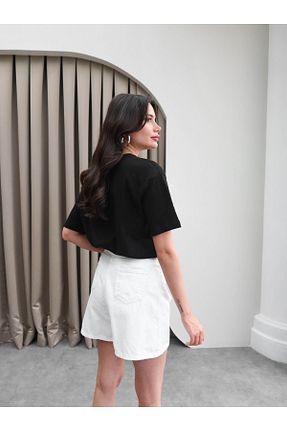 تیشرت مشکی زنانه Relaxed ESRAHELVACI - کد 931737150