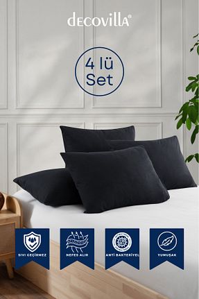 محافظ بالش طوسی میکروفیبر Decovilla - کد 931725110