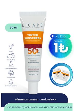 کرم ضد آفتاب صورت SPF 50 + Licape - کد 737338911