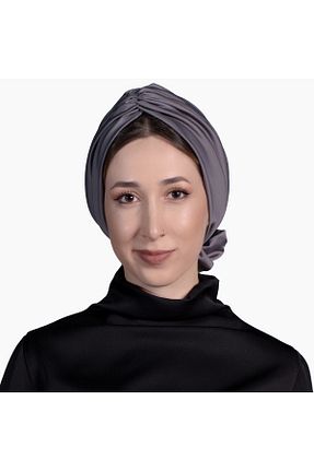 روسری طوسی ساده Bitter Colors - کد 931727920
