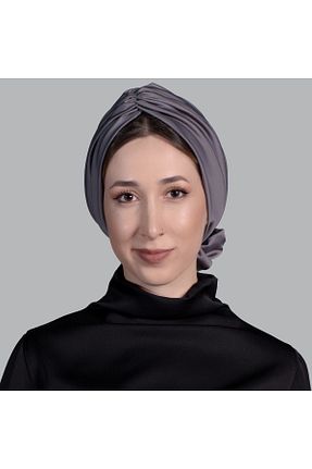 روسری طوسی ساده Bitter Colors - کد 931727920
