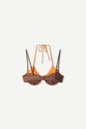 مایو نارنجی زنانه پلی آمید Bershka - کد 931739733