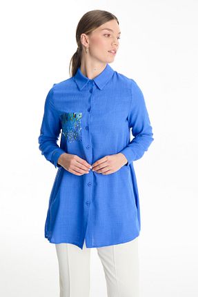 پیراهن حجاب رنگی زنانه رگولار Zühre - کد 931745754