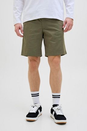 شلوارک و برمودا خاکی مردانه Relaxed Jack & Jones - کد 931742275