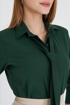 پیراهن سبز زنانه رگولار armonika - کد 931738742