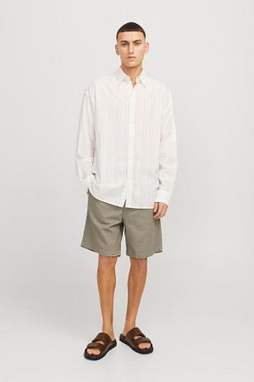 شلوارک و برمودا سبز مردانه Relaxed Jack & Jones - کد 931742250