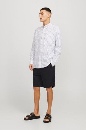 شلوارک و برمودا مشکی مردانه Relaxed Jack & Jones - کد 931742263