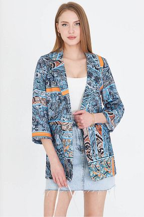 کت آبی زنانه رگولار armonika - کد 931738695