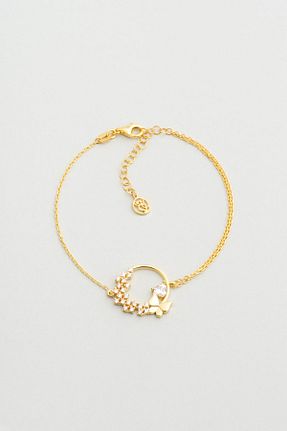 دستبند نقره زرد زنانه 925 عیار So Chic - کد 931739782