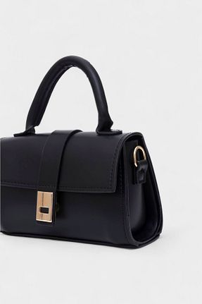 کیف دوشی مشکی زنانه چرم مصنوعی Letrovis - کد 930544682