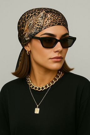 دستمال گردن رنگی زنانه پلی استر NOTHING - کد 929959514