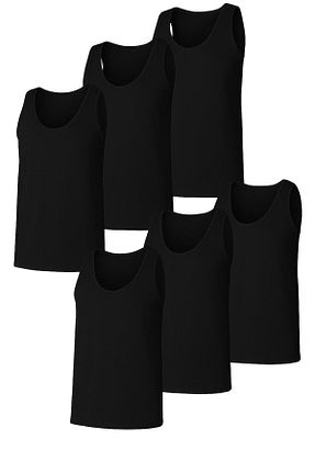 رکابی مشکی زنانه پنبه ای Line Smart - کد 931773769