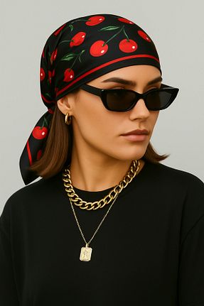 دستمال گردن رنگی زنانه پلی استر NOTHING - کد 929959383