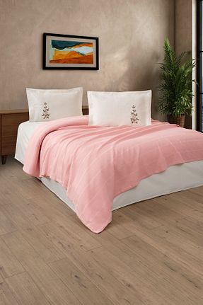 پیکه و ست پیکه دونفره صورتی پنبه ای Sevim - کد 858141381