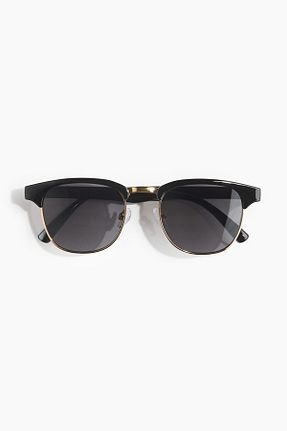 عینک آفتابی مشکی زنانه 50 H&M - کد 931819741